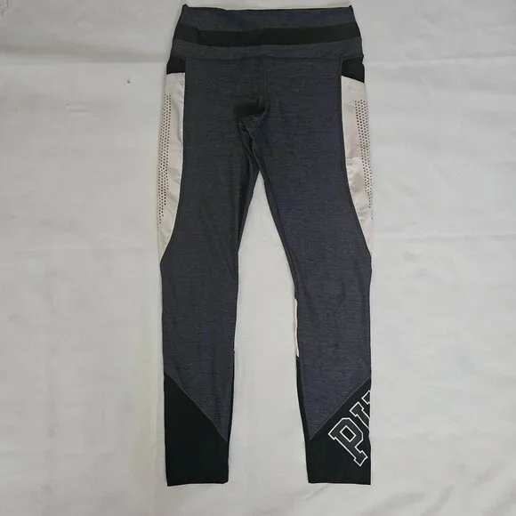 PINK Victoria's Secret Women's  Full Length Color Block Ultimate Leggings Size L - Picture 4 of 16